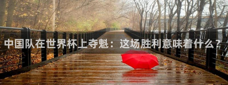 世界杯附加赛赛程表:中国队在世界杯上夺魁:这场胜利意味着什么?
