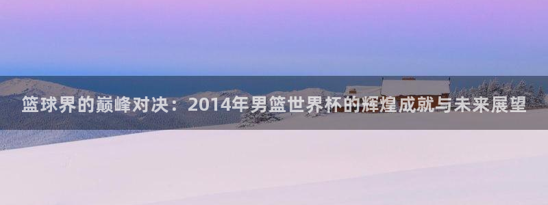 26世界杯:篮球界的巅峰对决:2014年男篮世界杯的辉煌成就与未来展望